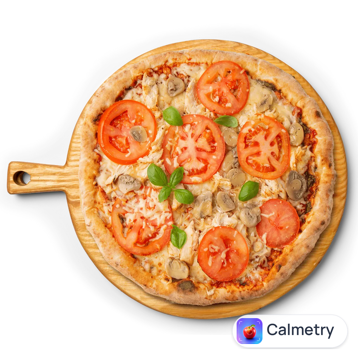 Піца з куркою і грибами