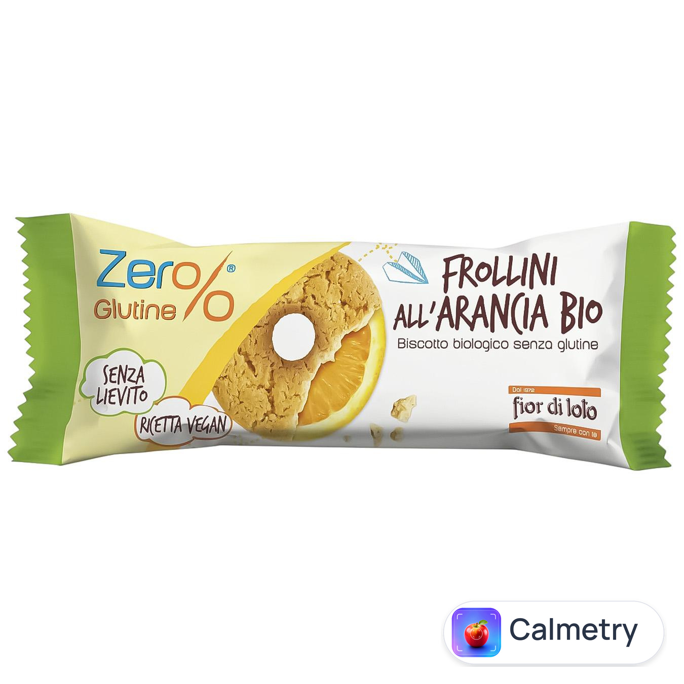 Печиво Fior di Loto Zer% Glutine Апельсин органічне без глютену 30г