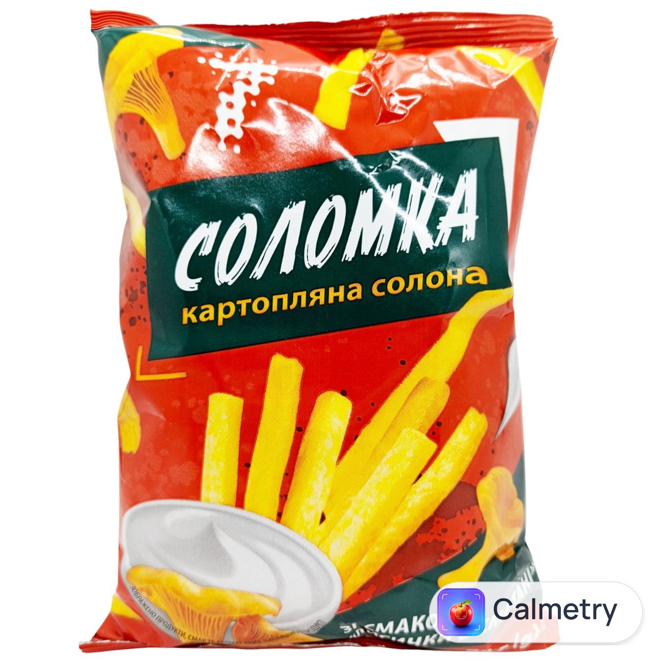 Соломка 7 картопляна зі смаком лисички в сметані 70г