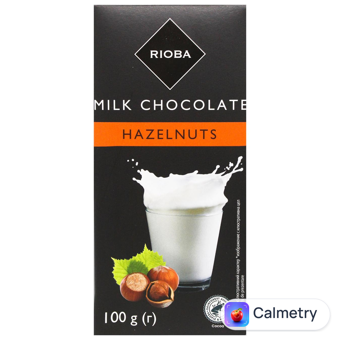 Шоколад молочний Rioba фундук 100г