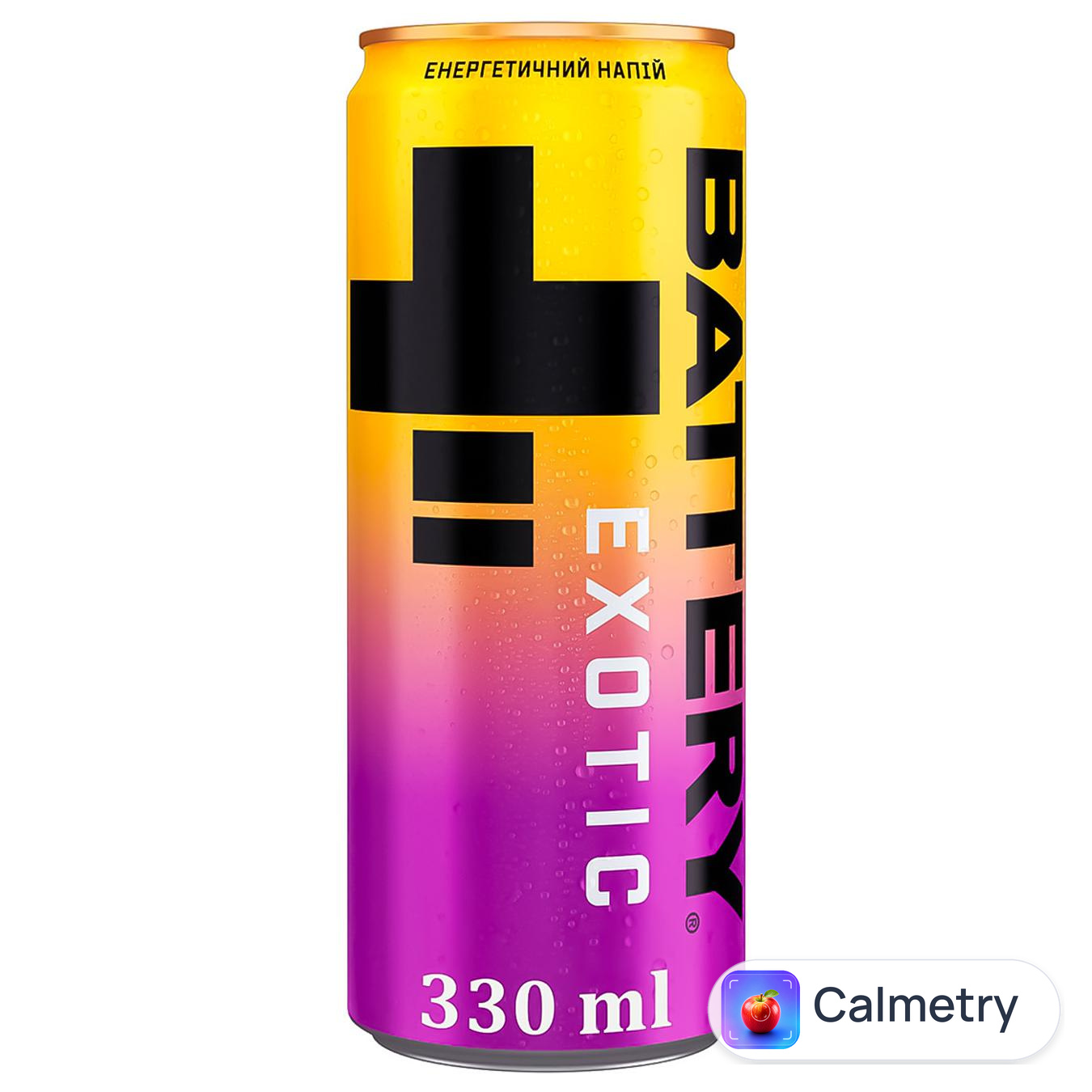 Напій енергетичний Battery Exotic сильногазований 0,33л