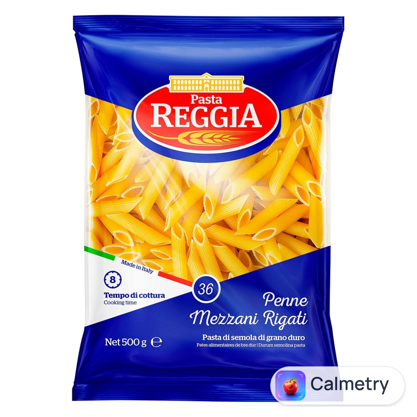 Макаронні вироби Pasta Reggia Penne Mezzane Rigate №36 500г
