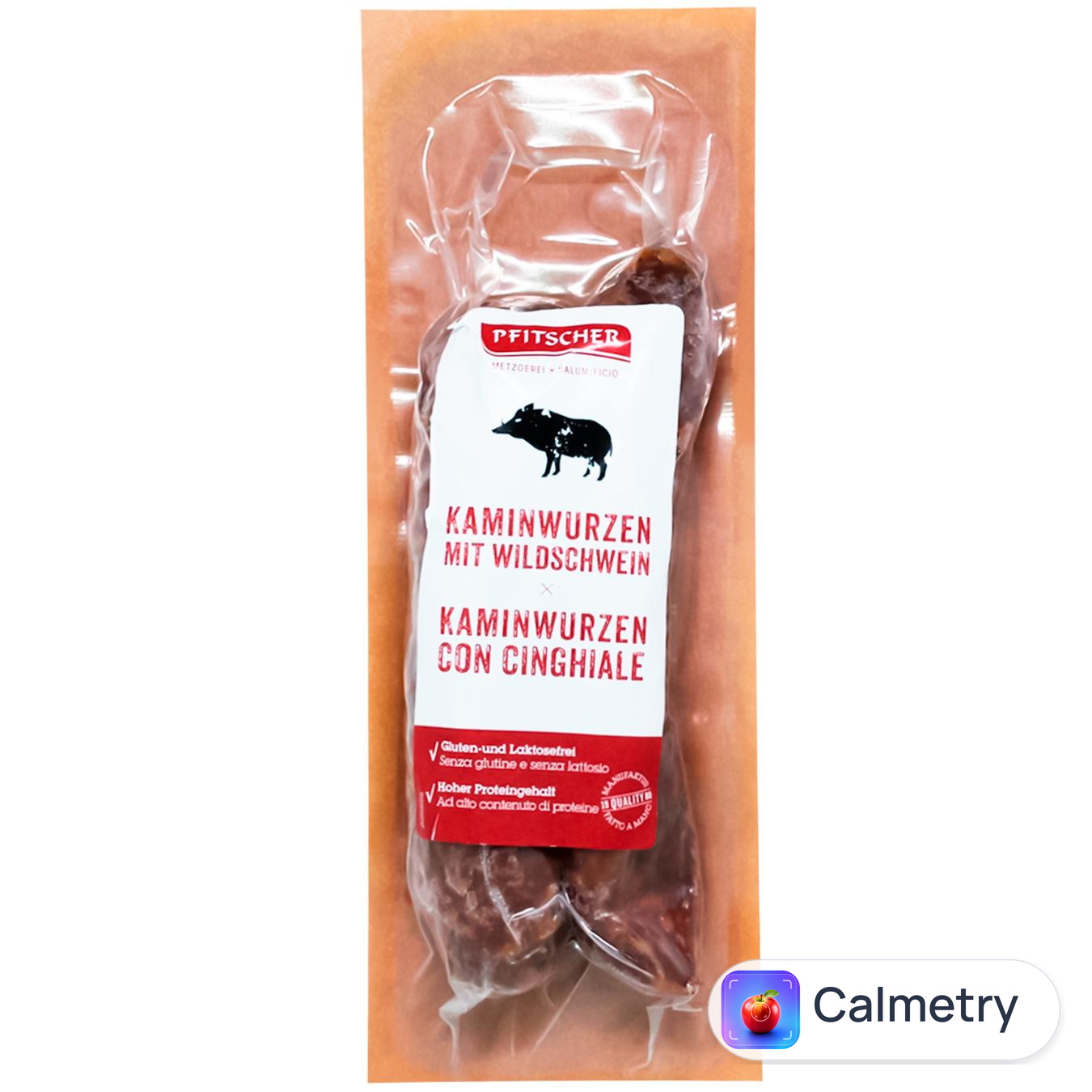 Ковбаски Pfitscher Камінвурцен з м'яса дикого кабана 120г