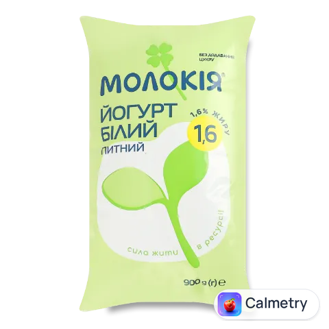 Йогурт «Молокія» без наповнювача 1,6% п/е