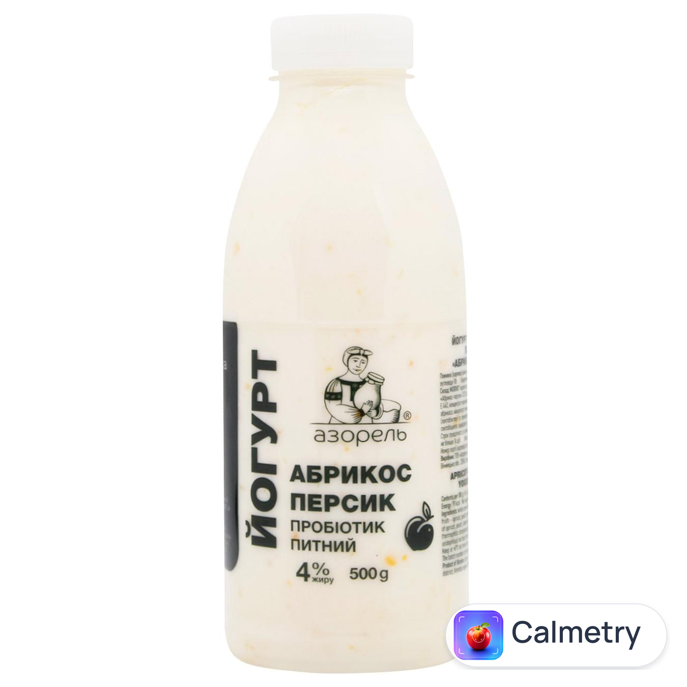 Йогурт-пробіотик Азорель Абрикос-персик 4% 500г
