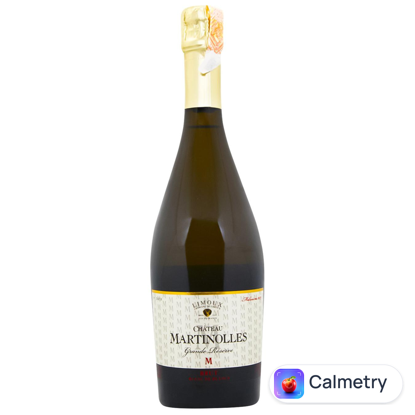 Вино ігристе Chateau Martinolles Cremant Blanc Grande Reserve біле брют 12% 0,75л