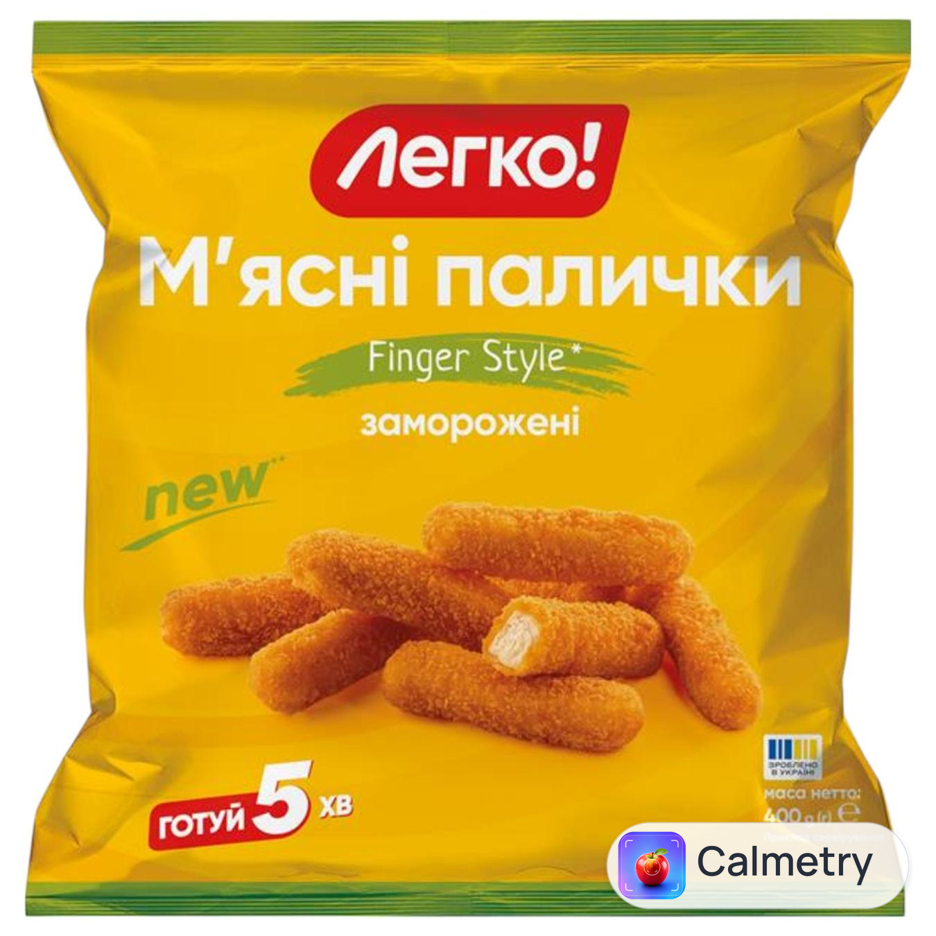 М'ясні палички курячі Легко! Finger Style заморожені 400г