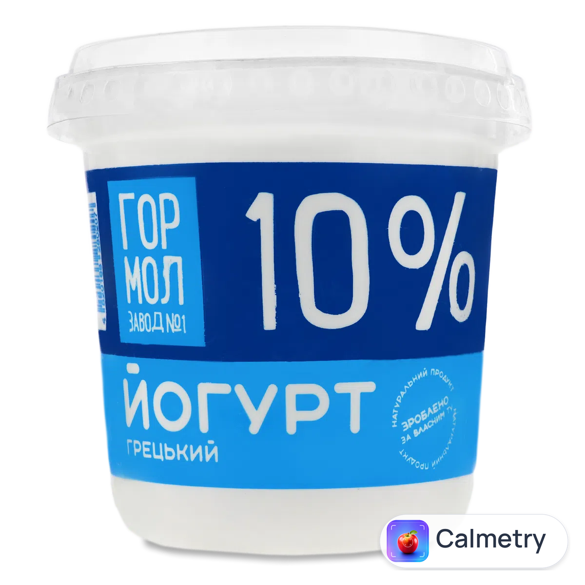 Йогурт «Гормолзавод №1» «Грецький» 10%, стакан 350г Міськмолзавод №1