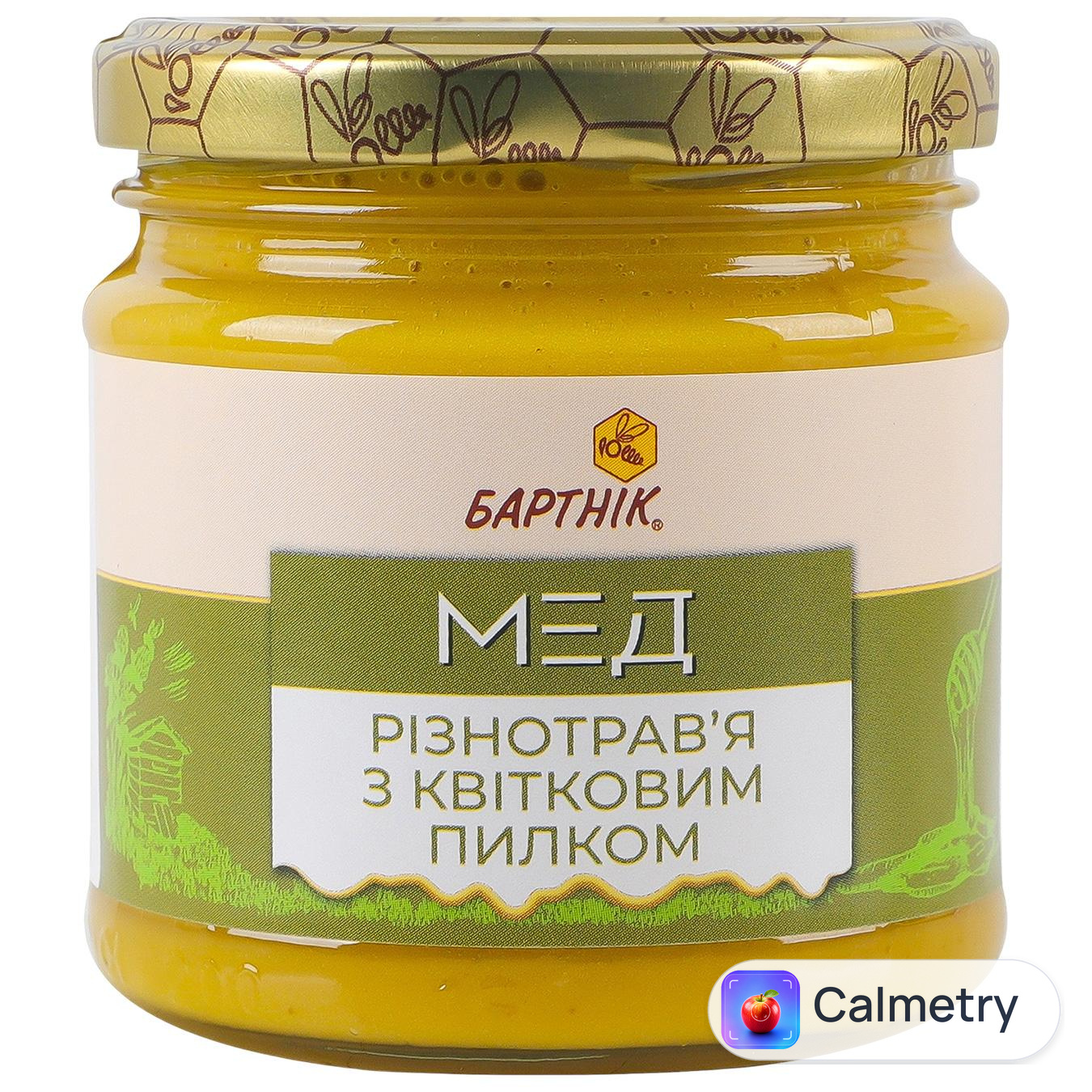 Мед Бартнік натуральний з квітковим пилком 250г