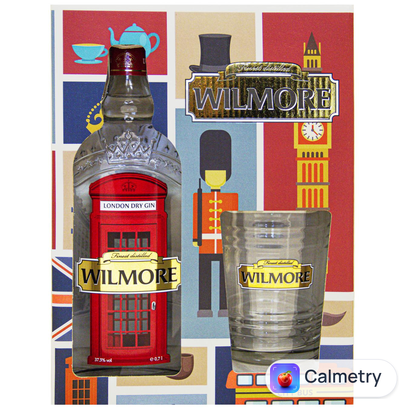 Джин Wilmore London Dry Gin 37,5% 0,7л та склянка