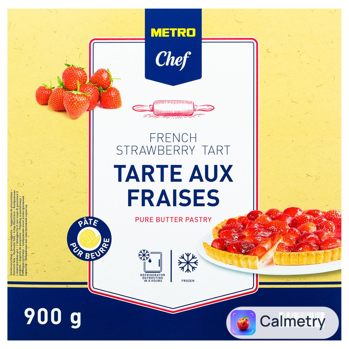 Тарт Metro Chef полуничний 900г — фото продукту