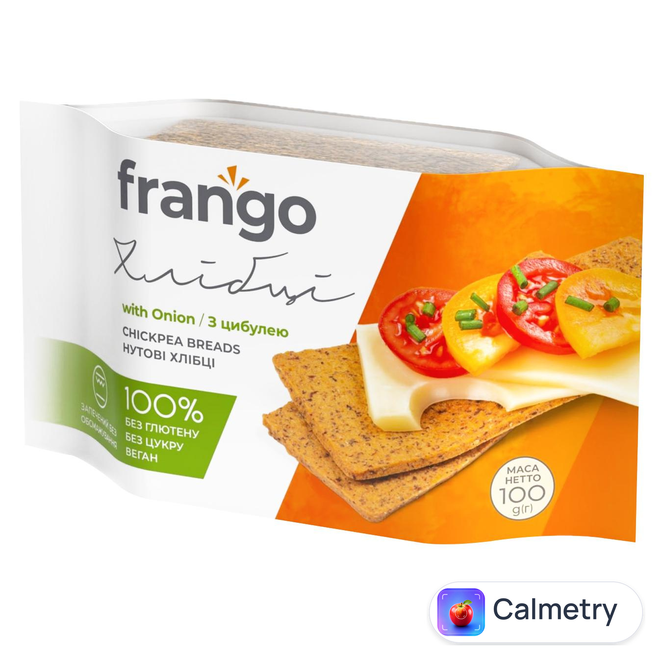 Хлібці Frango нутові з цибулею 100г