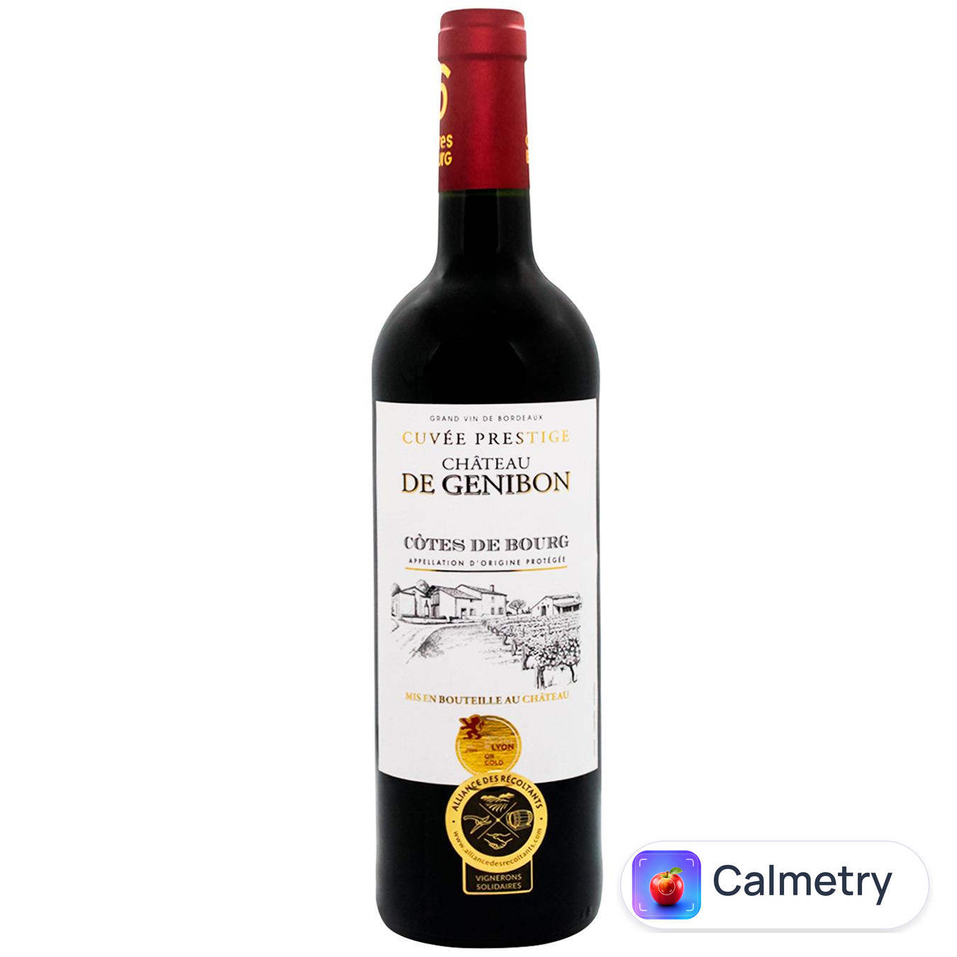 Вино Chateau De Genibon Cuvee Prestige червоне сухе 14,5% 0,75л