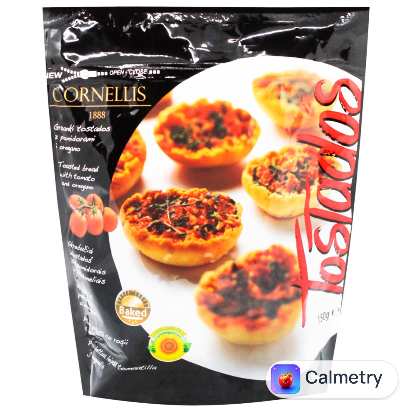 Грінки Cornellis з помідорами та орегано 150г