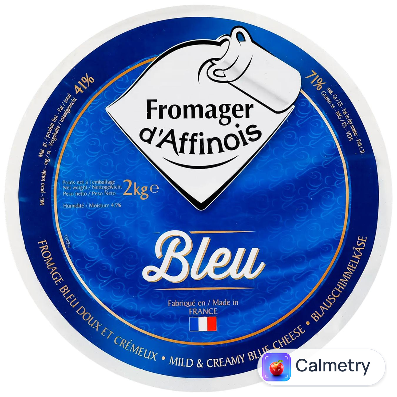 Сир Fromager d’Affinois з блакитною цвіллю 71%