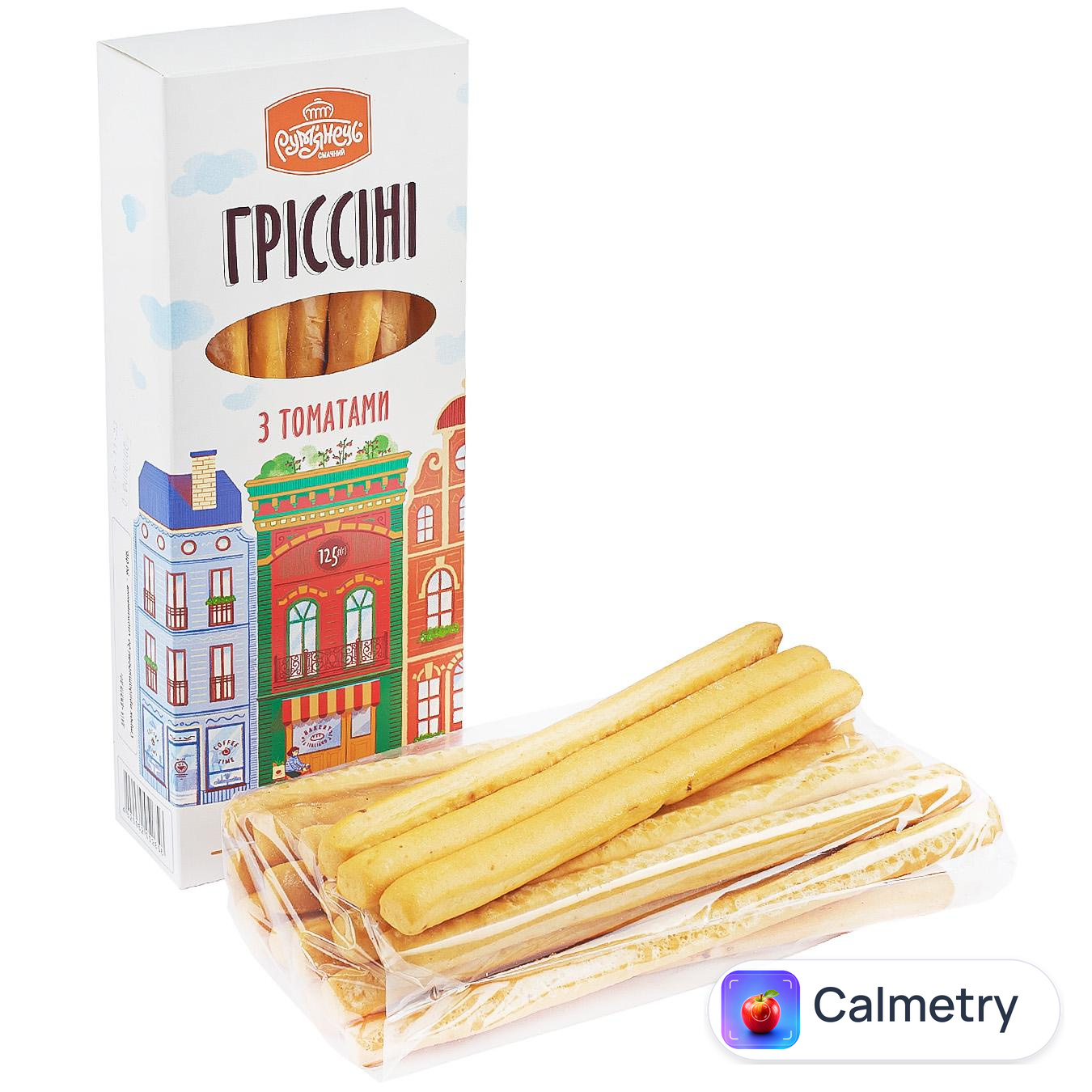 Хлібні палички Рум'янець Гріссіні з томатами 125г