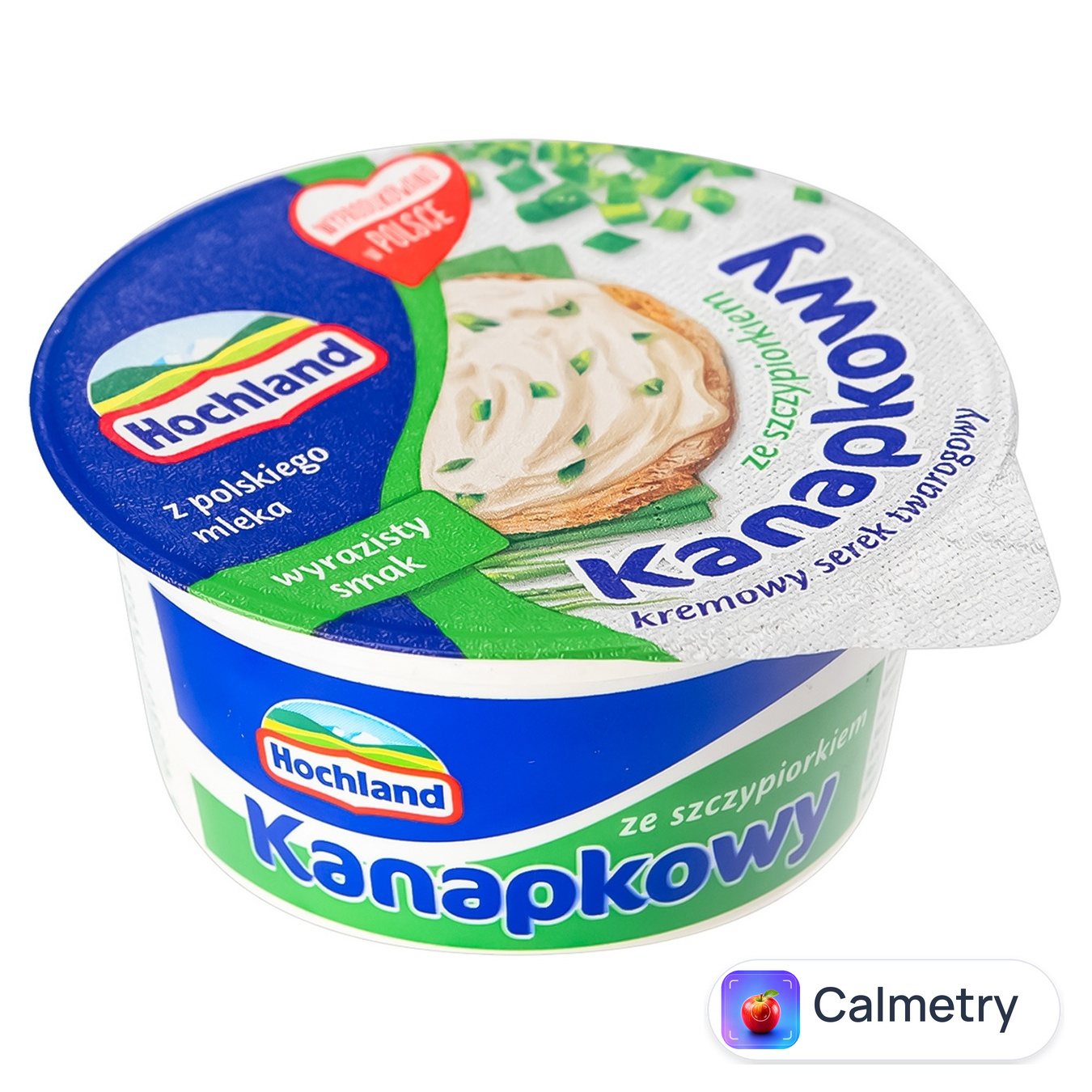 Крем-сир Hochland Канапковий з зеленою цибулею 130г