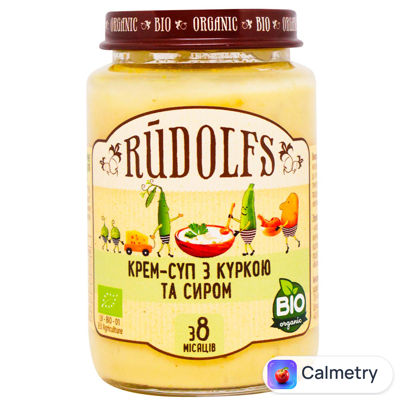 Пюре Rudolfs Крем-суп з куркою і сиром 190г