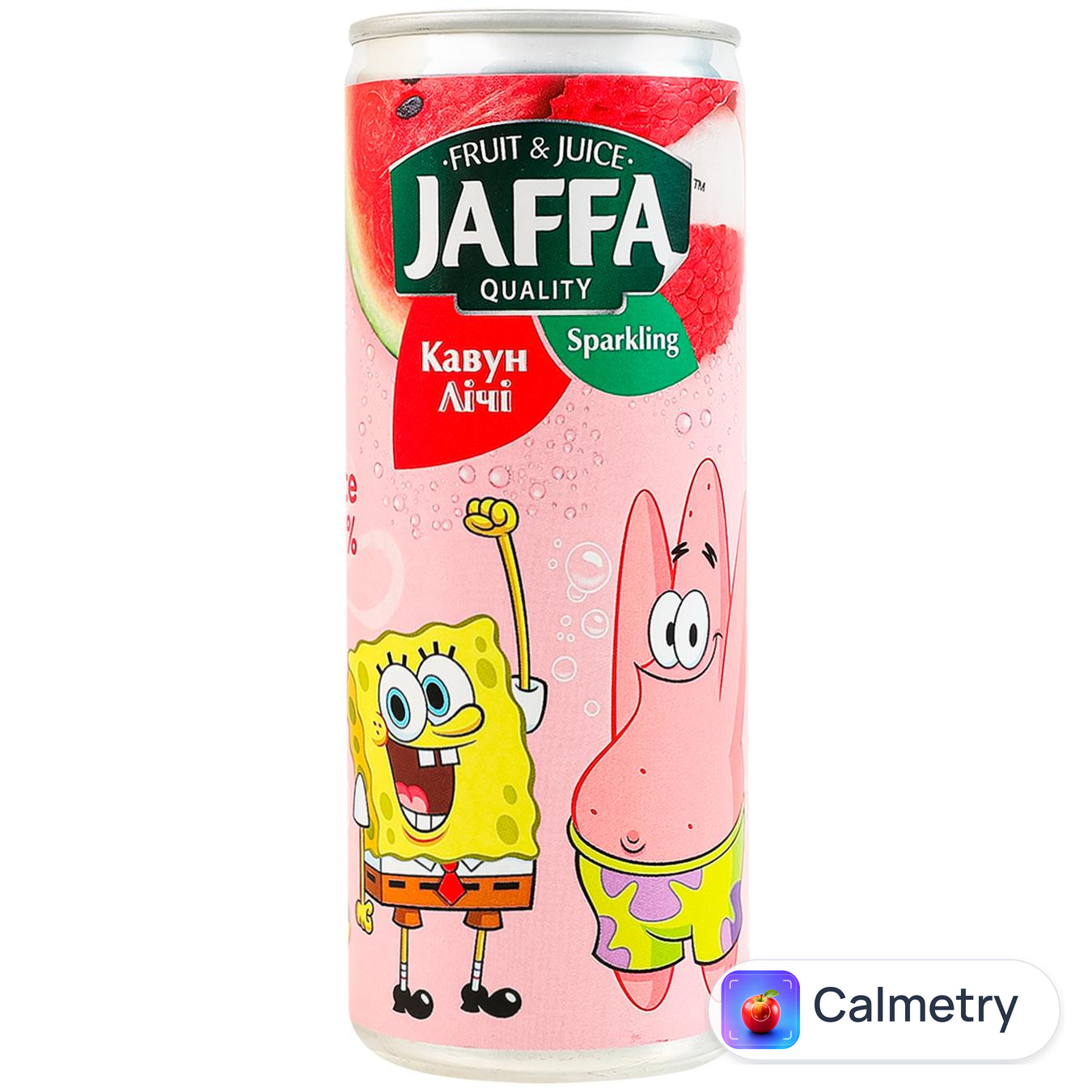 Напій соковий газований Jaffa Sparkling Кавун та лічі 250мл — фото продукту