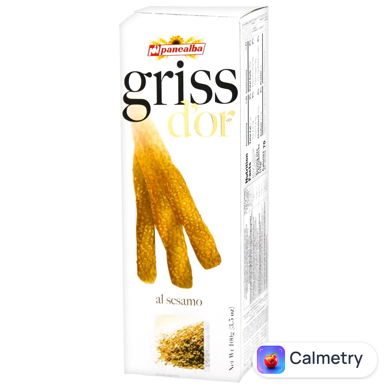 Грісіні Panealba Griss D'Or с кунжутом 100г