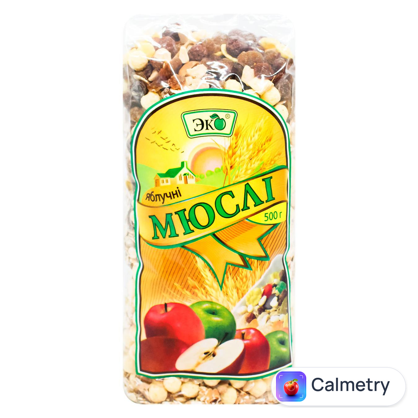 Мюслі Еко Яблучні 500г
