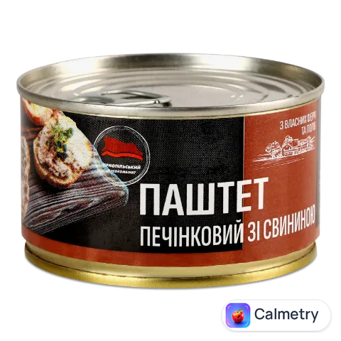 Паштет Тернопільський МК печінковий зі свининою Тернопільський м'ясокомбінат