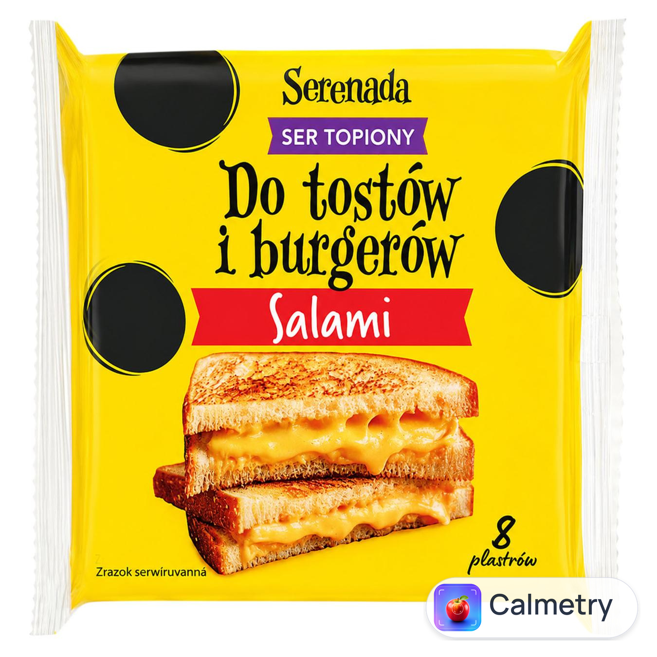 Сир плавлений Serenada Салямі нарізаний 40% 130г