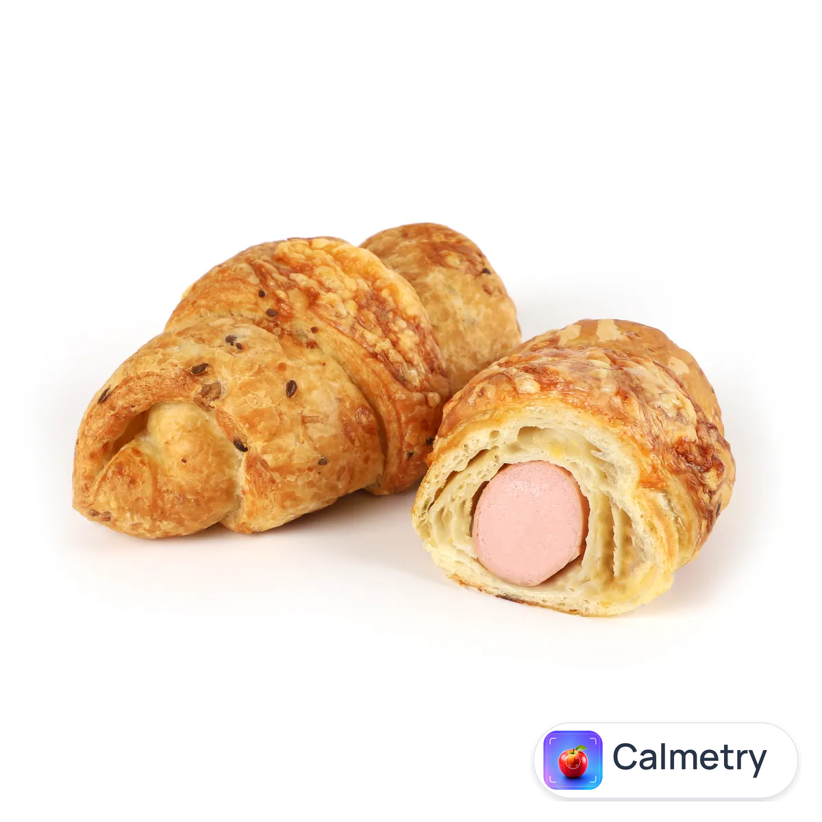 Круасан Boulangerie зерновий з сосискою 110г