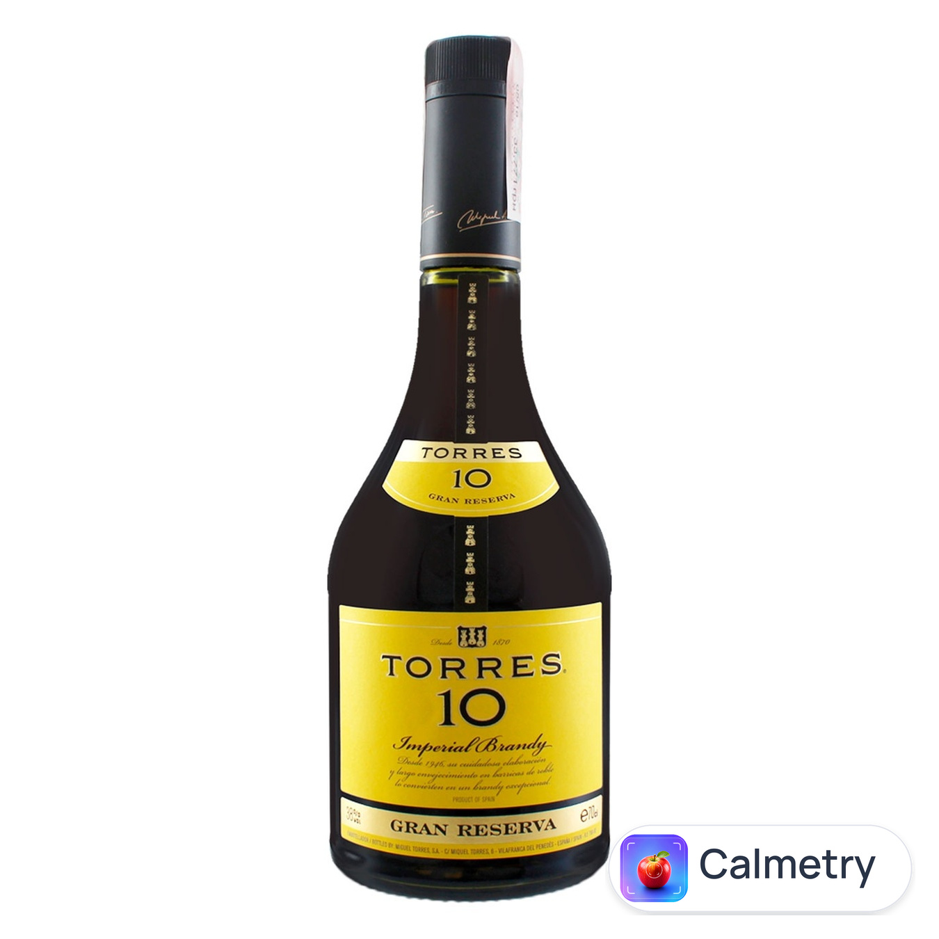 Бренді Torres Gran Reserva 10 років 40% 0,7л у тубусі