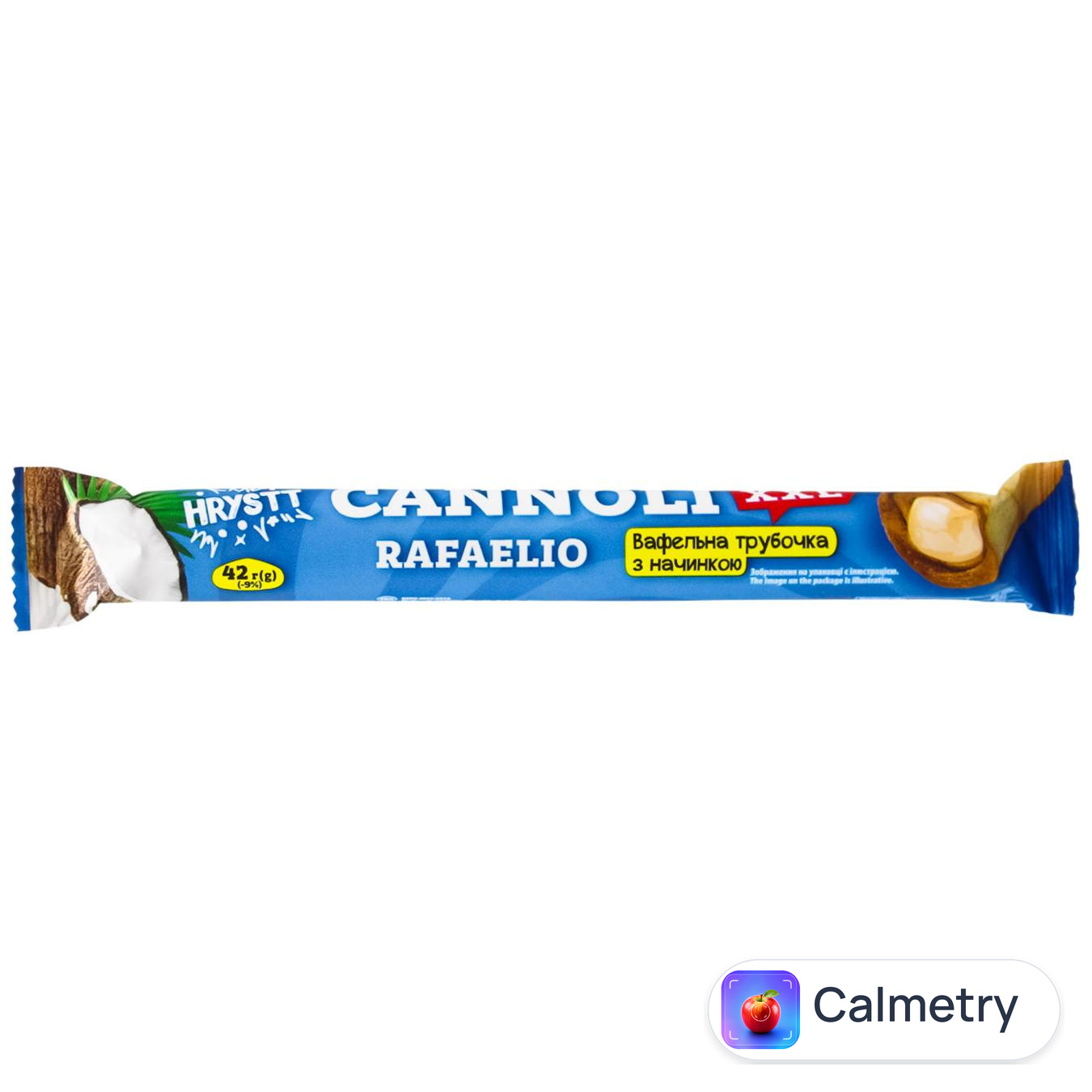 Трубочки вафельні Hrystt Cannoli Rafaello 42г