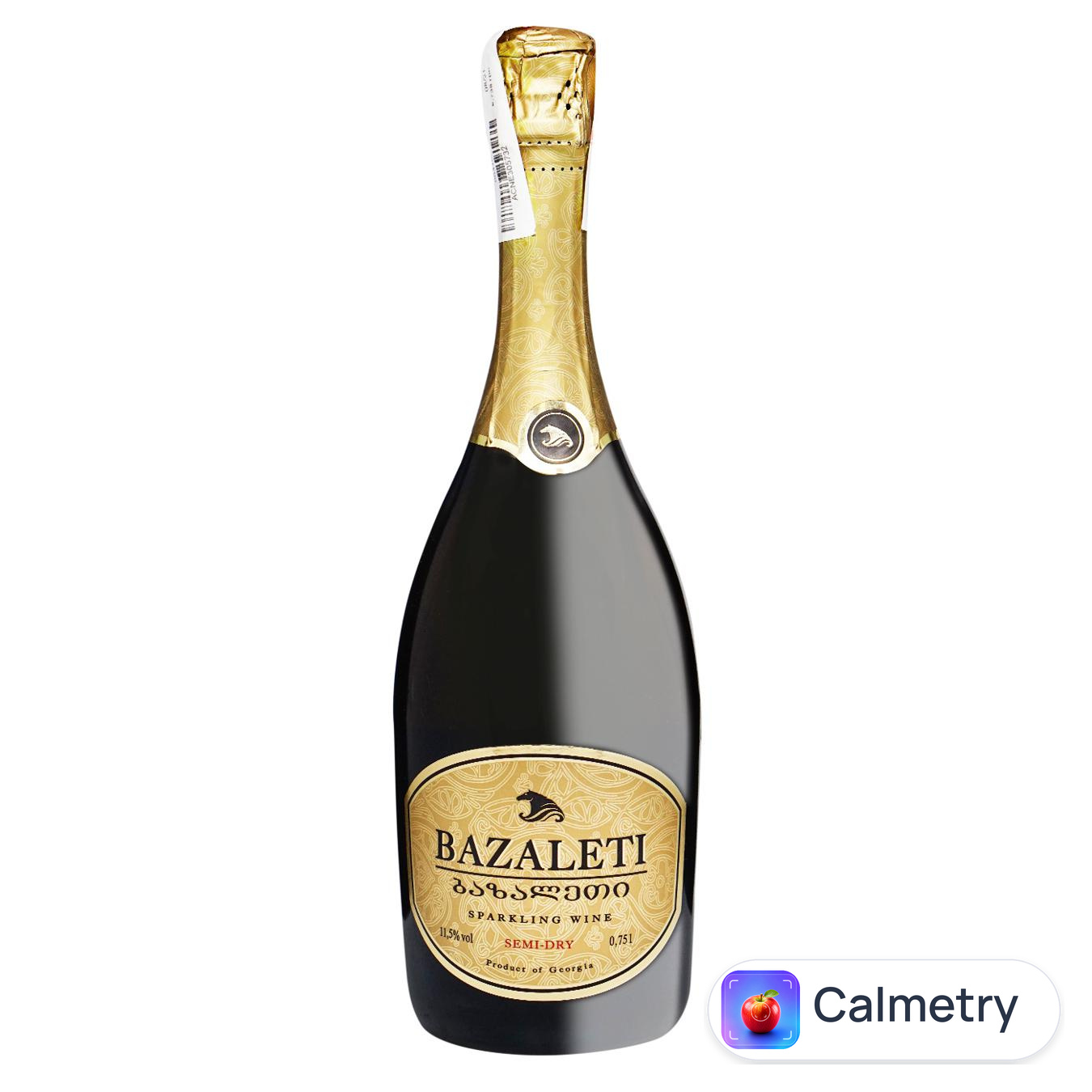 Вино ігристе Bazaleti біле напівсухе 12,5% 0,75л