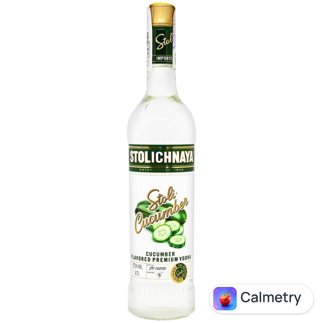 Горілка Stolichnaya зі смаком огірка 37,5% 0,7л