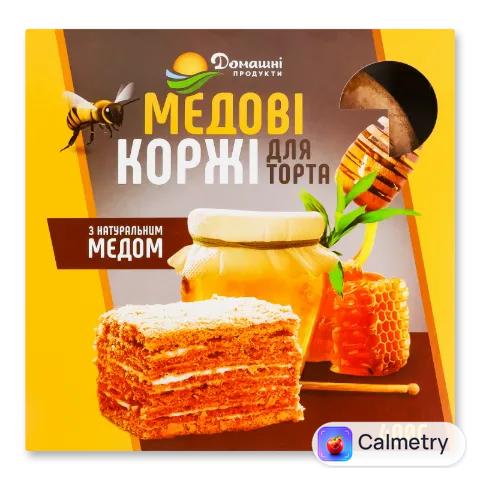 Коржі «Домашні продукти» «Медові»