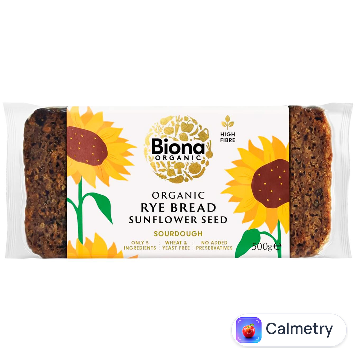 Хліб Biona Organic житній з насінням соняшника 500г