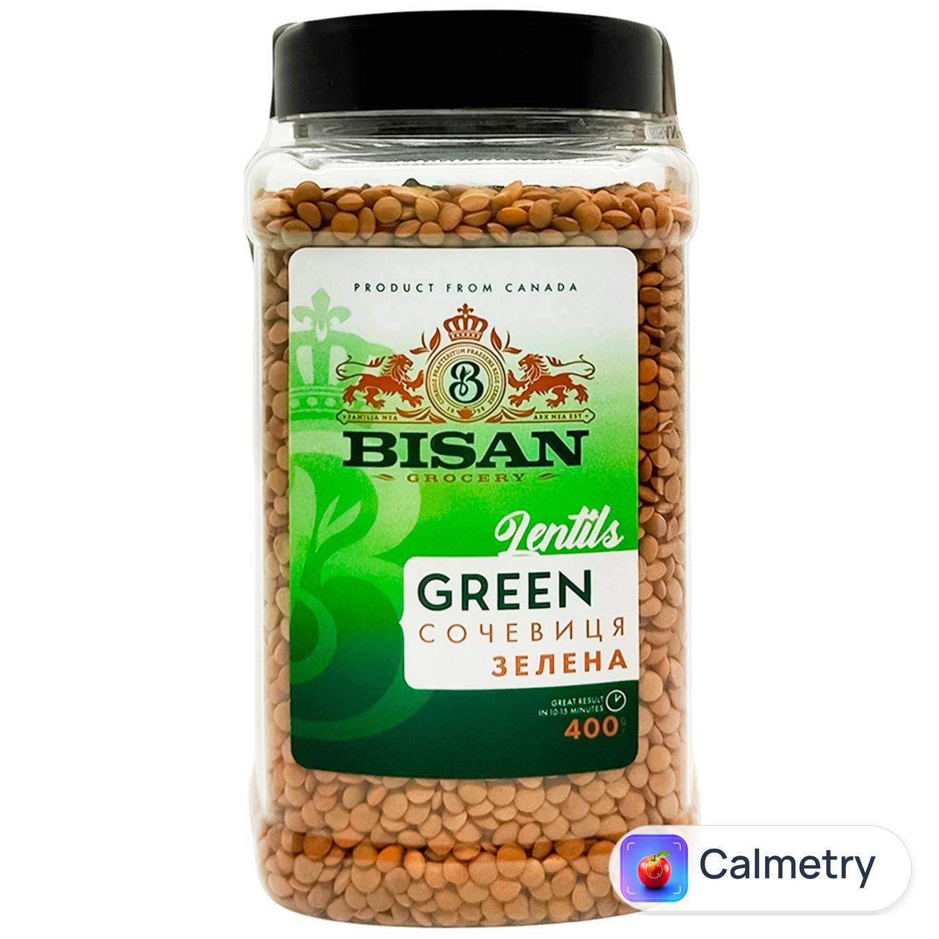 Сочевиця Bisan зелена 400г