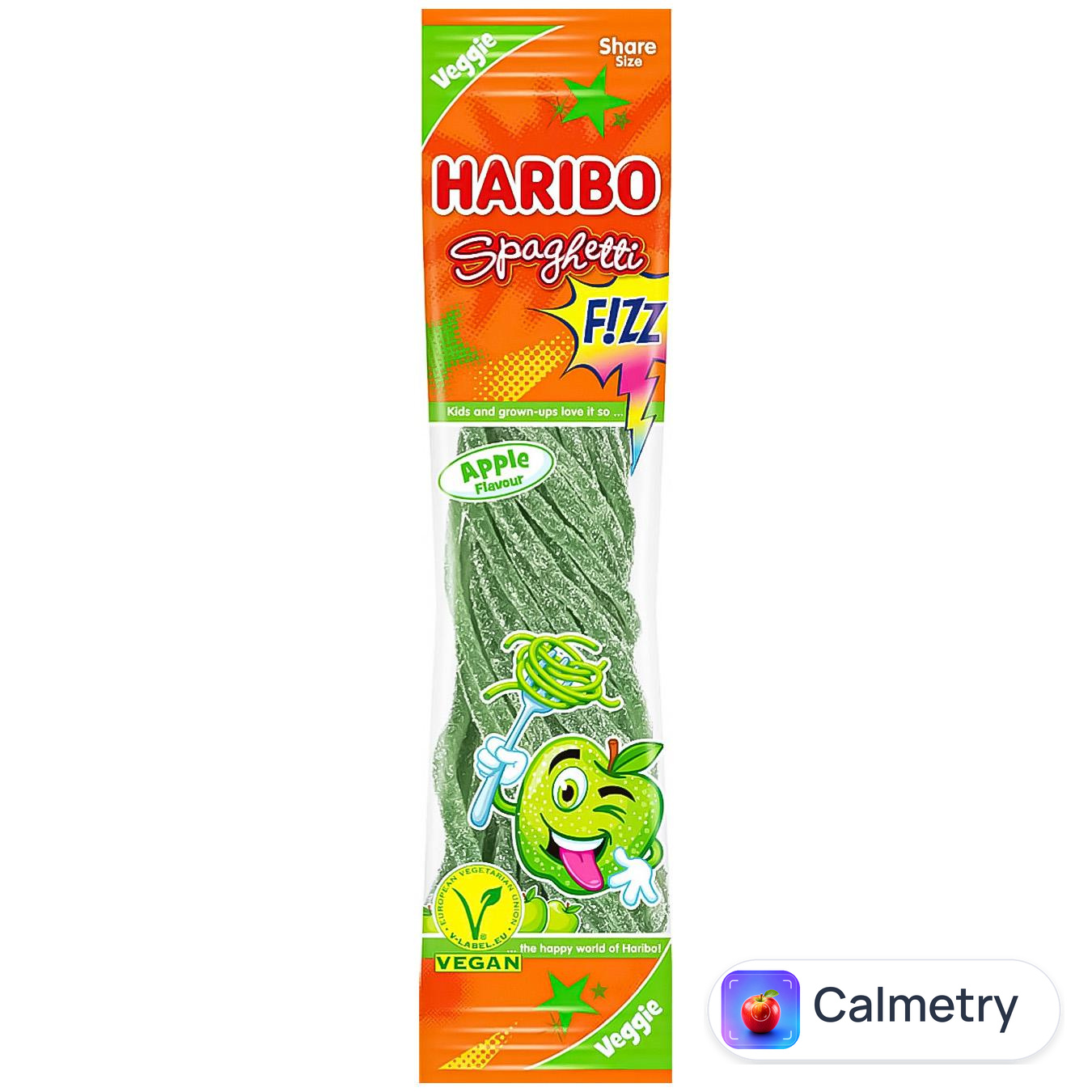 Цукерки Haribo Spaghetti Fizz Apple желейні 200г