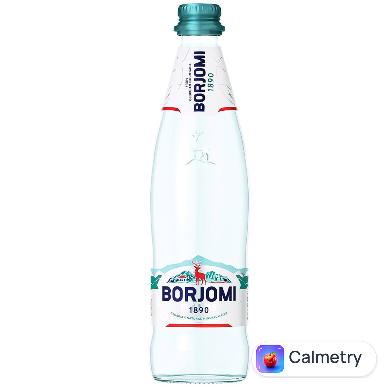 Вода мінеральна Borjomi сильногазована скляна пляшка 0,5л