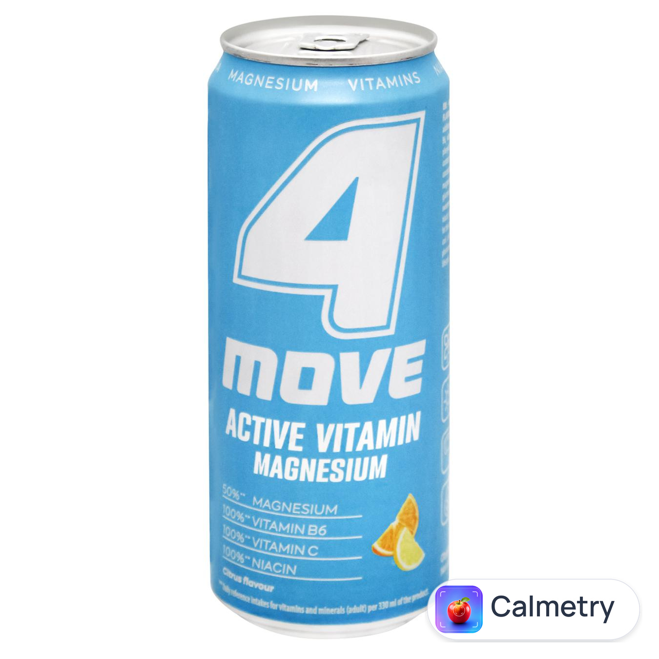 Напій газований 4Move Active Vitamin Magnesium грейпфрут-лайм 0,33л — фото продукту