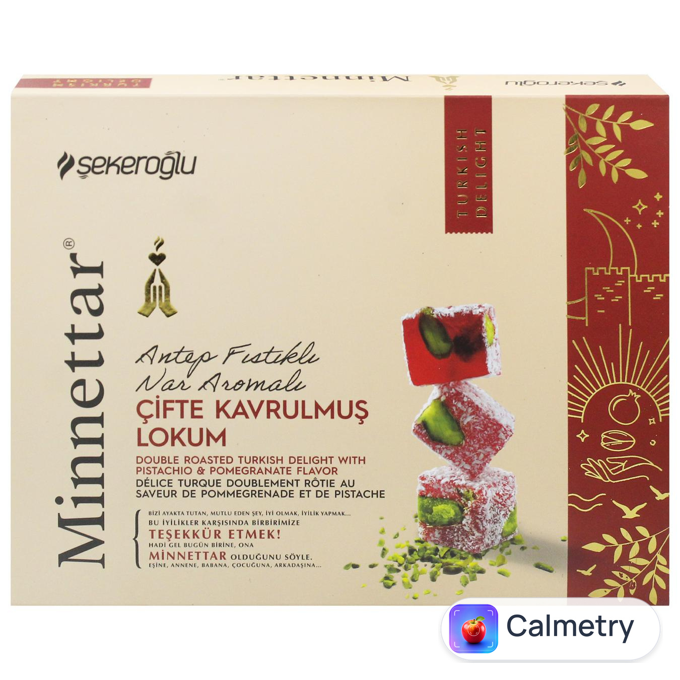 Лукум Minnettar Гранат з фісташками 300г
