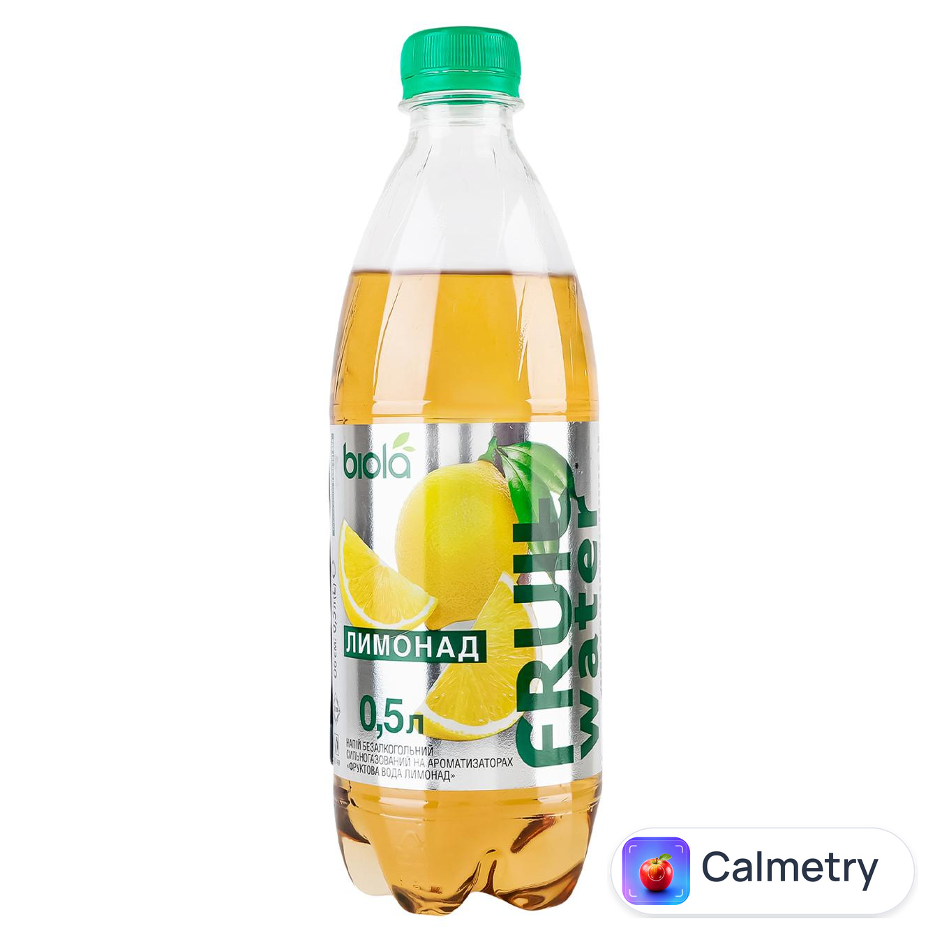 Напій газований Biola Fruit Water Лимонад 0,5л