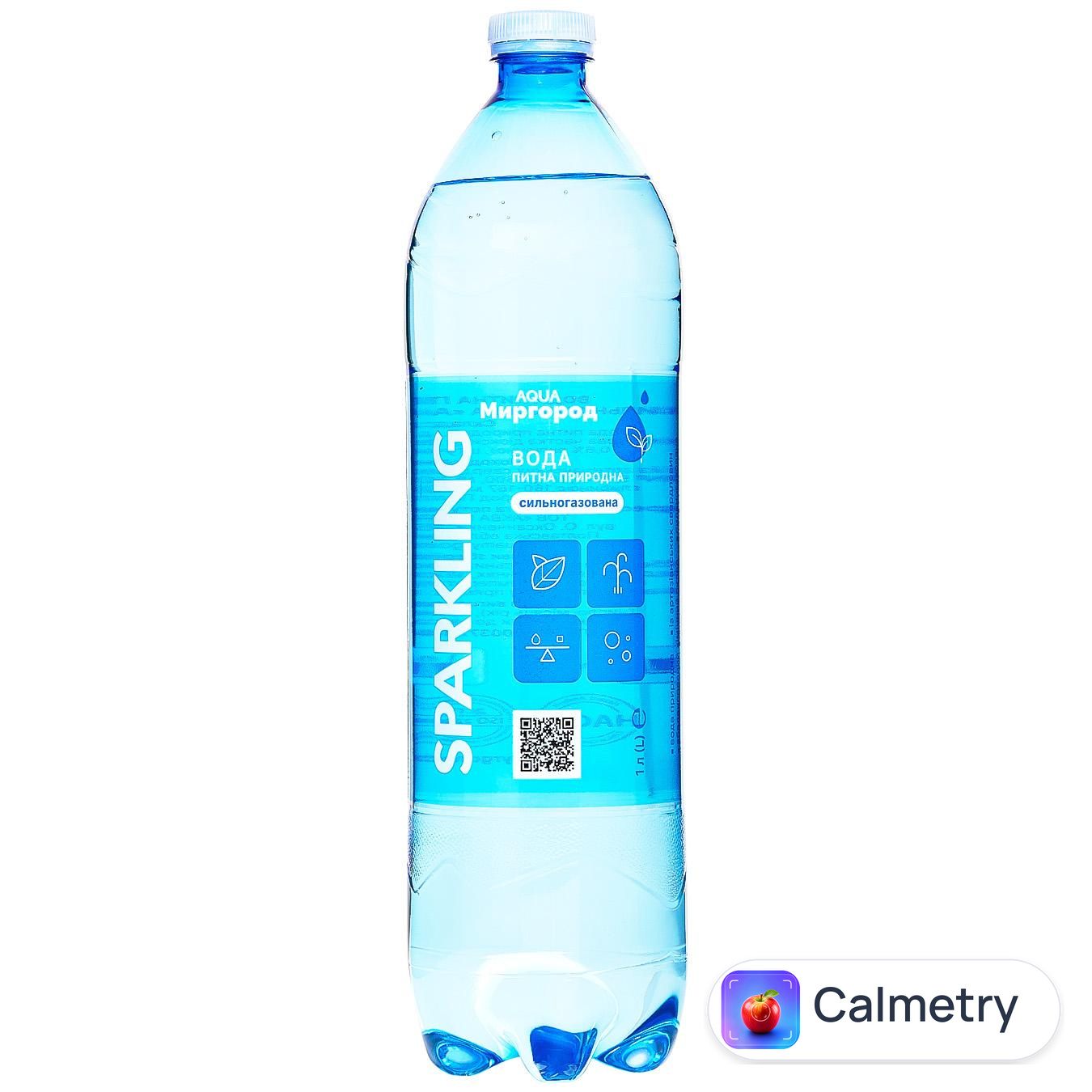 Вода питна Aqua Миргород Sparkling сильногазована 1л