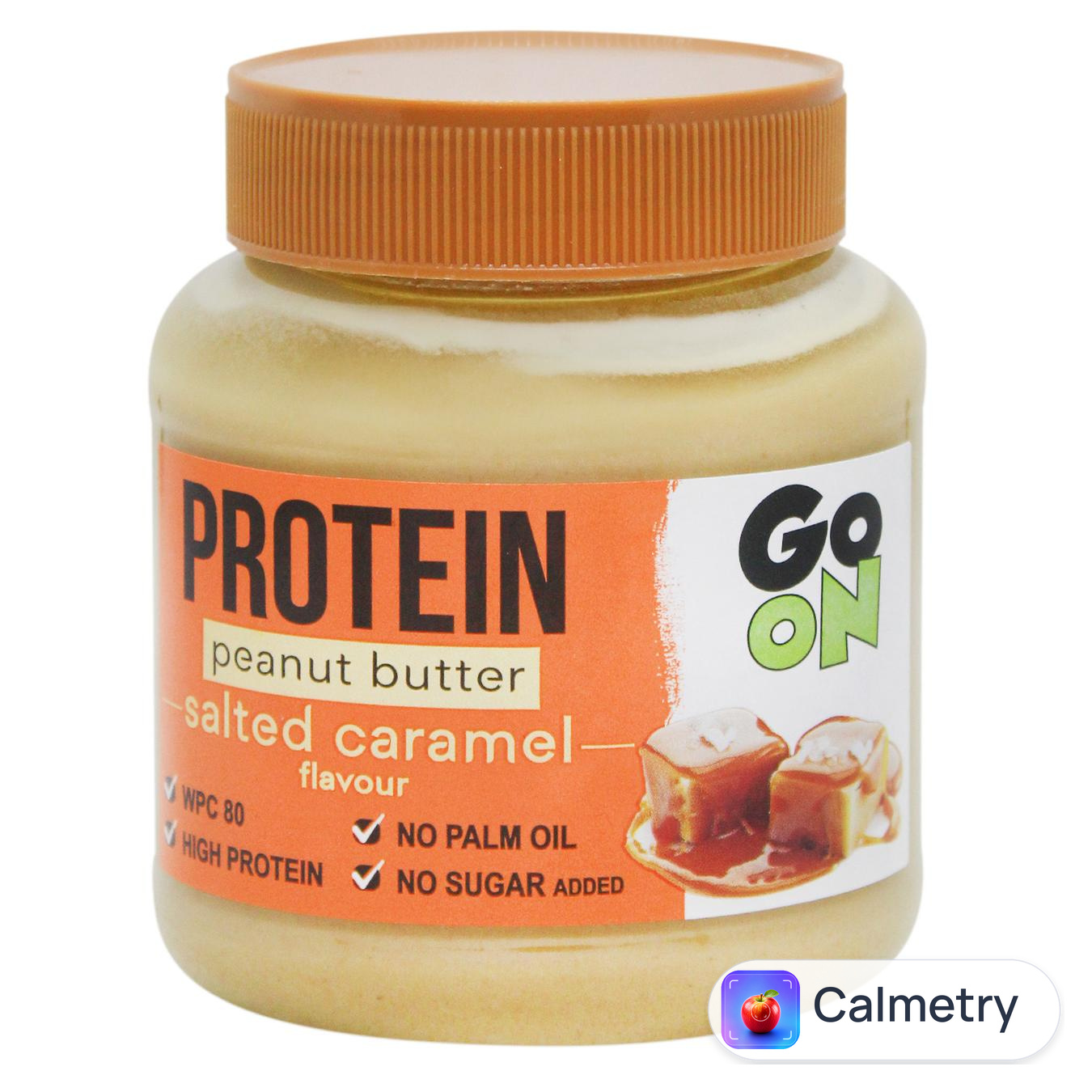 Паста арахісова Go On Nutrition з протеїном зі смаком солоної карамелі 350г — фото продукту