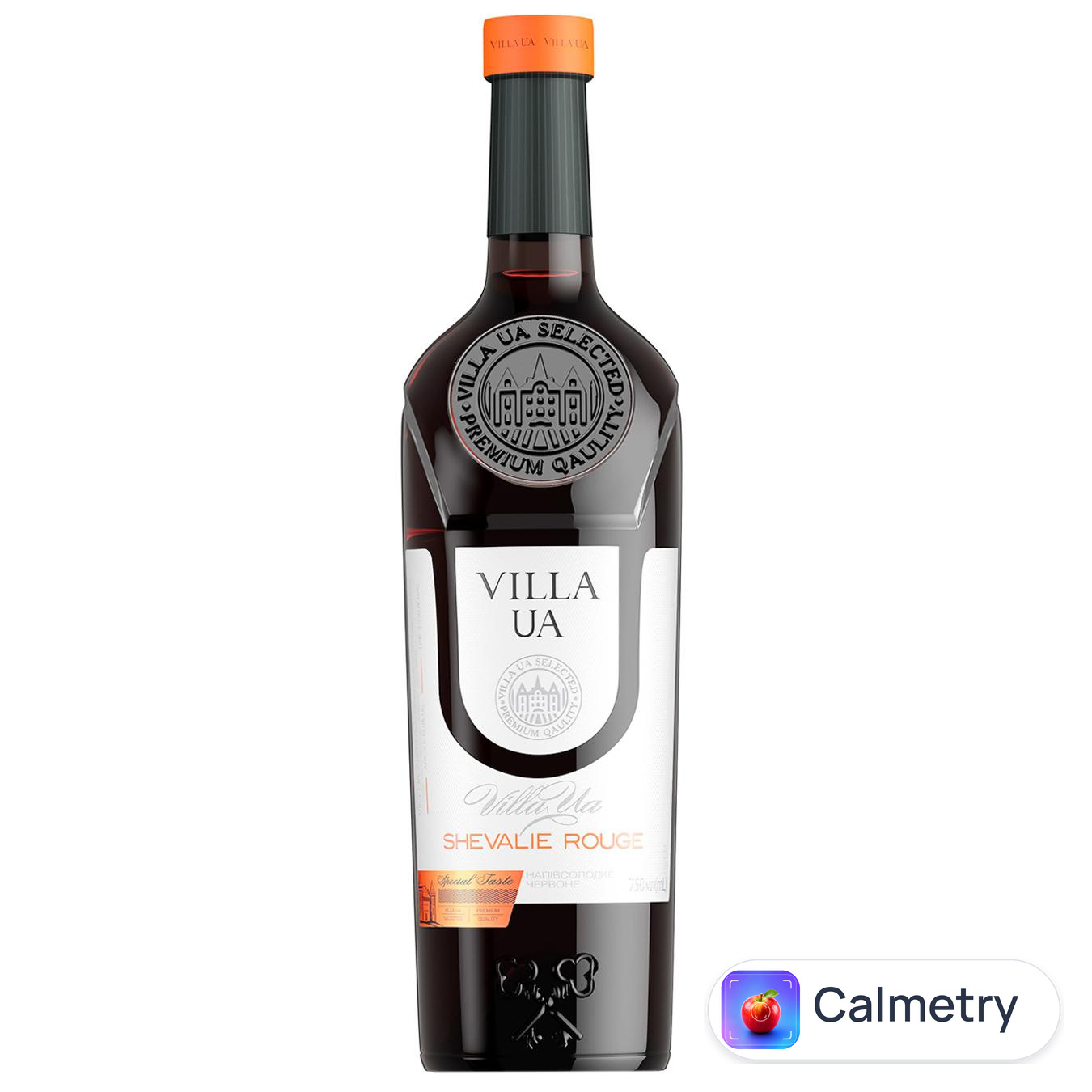 Вино Villa Krim Chevalier Rouge червоне напівсолодке 13% 0,75л