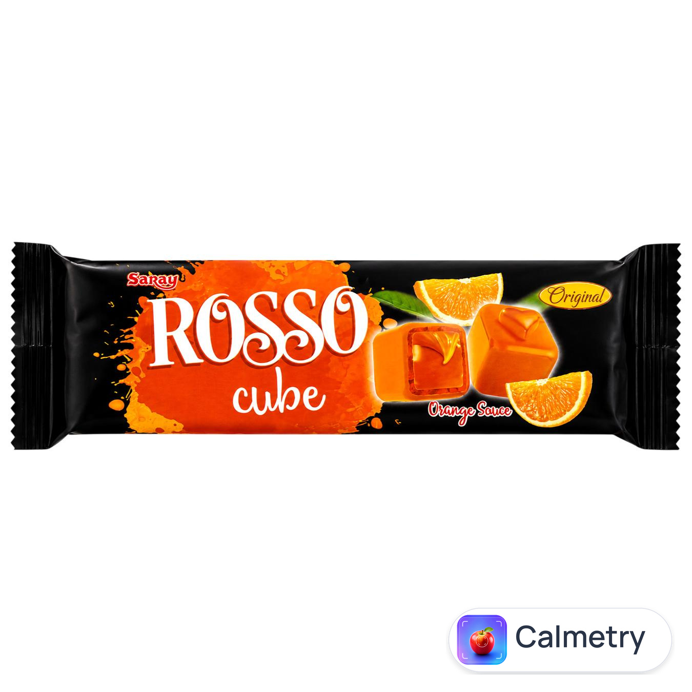 Шоколад молочний Saray Rosso Cube з апельсиновою начинкою 32г