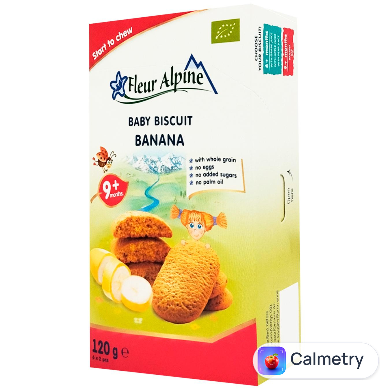 Печиво Fleur Alpine бананове 120г