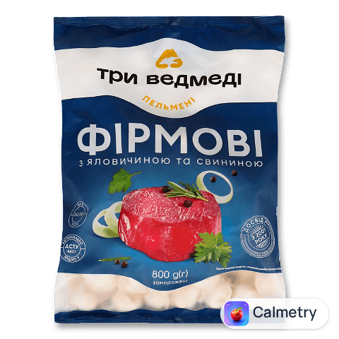 Пельмені «Три Ведмеді» «Фірмові», 800г