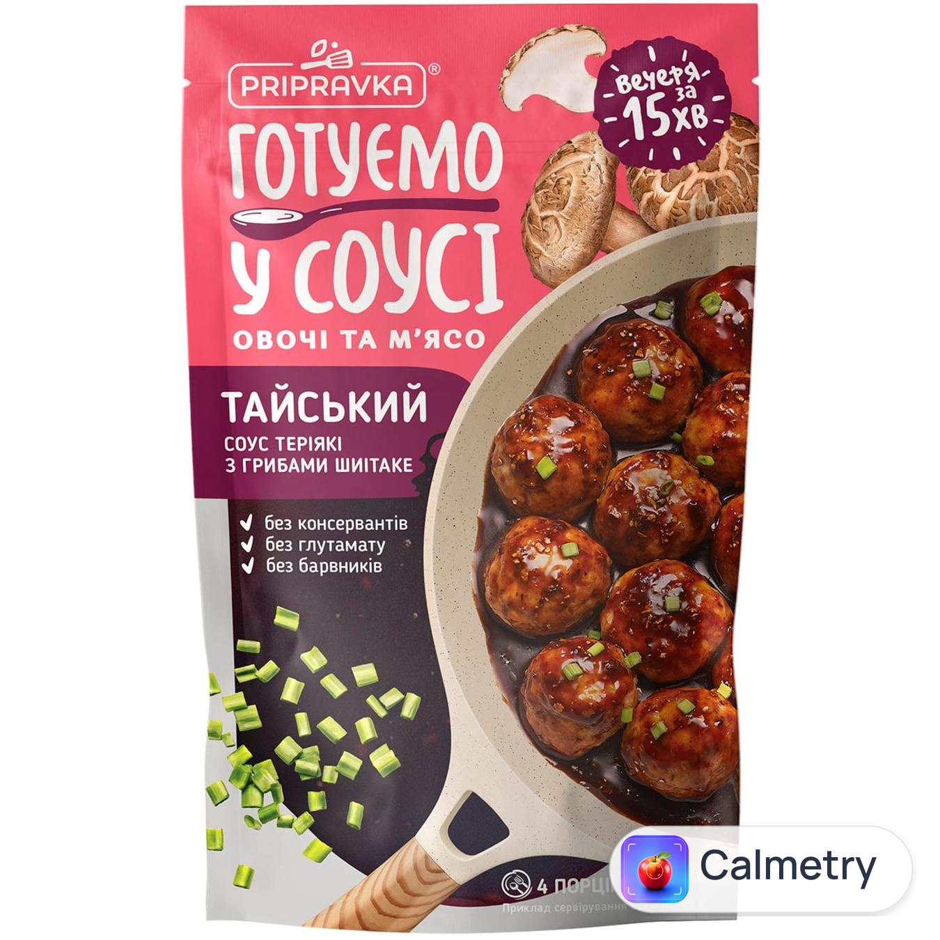 Соус Pripravka Тайський Теріякі з грибами шиїтаке 140г