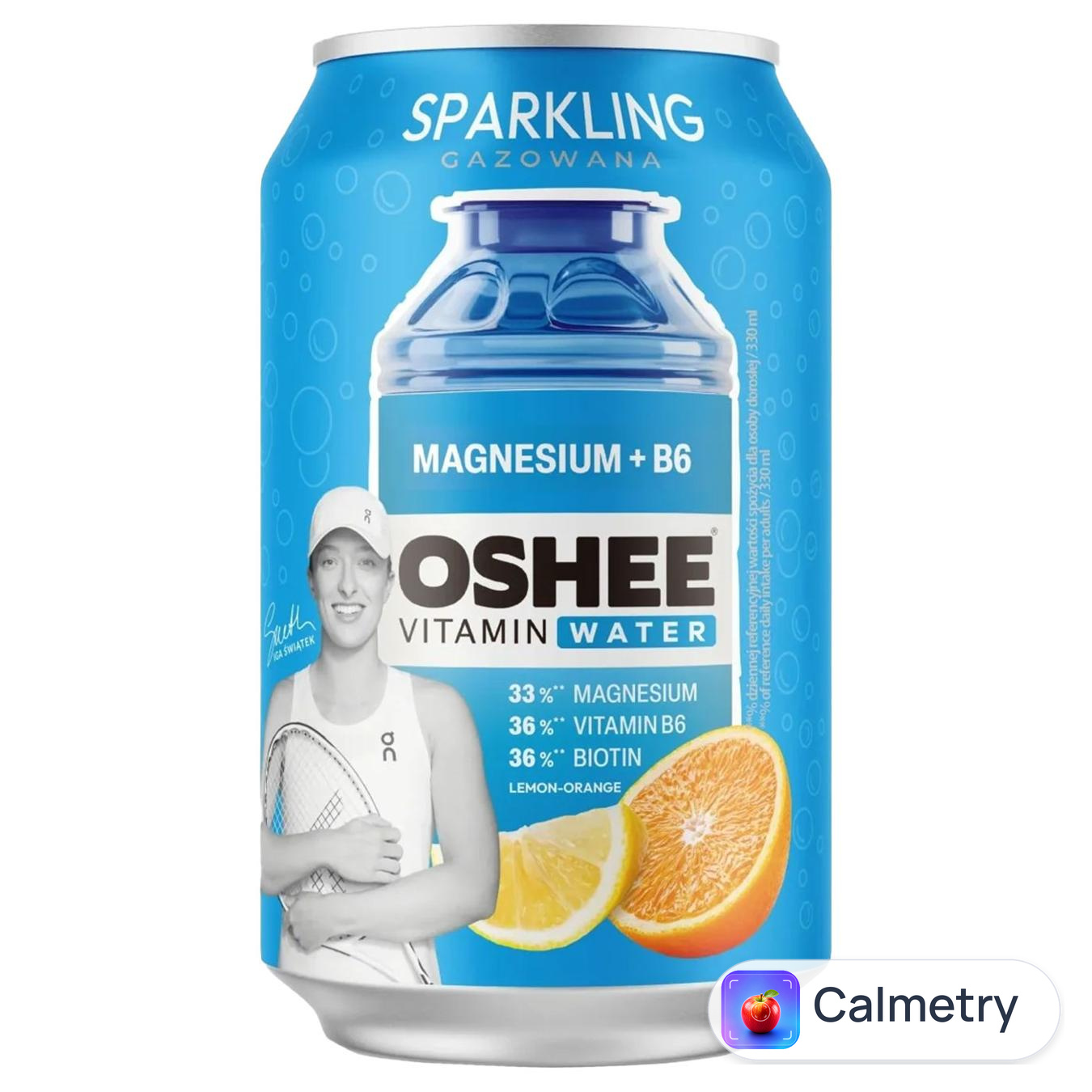 Напiй Oshee Vitamin Magnesium з вітаміном B газований 0,33л