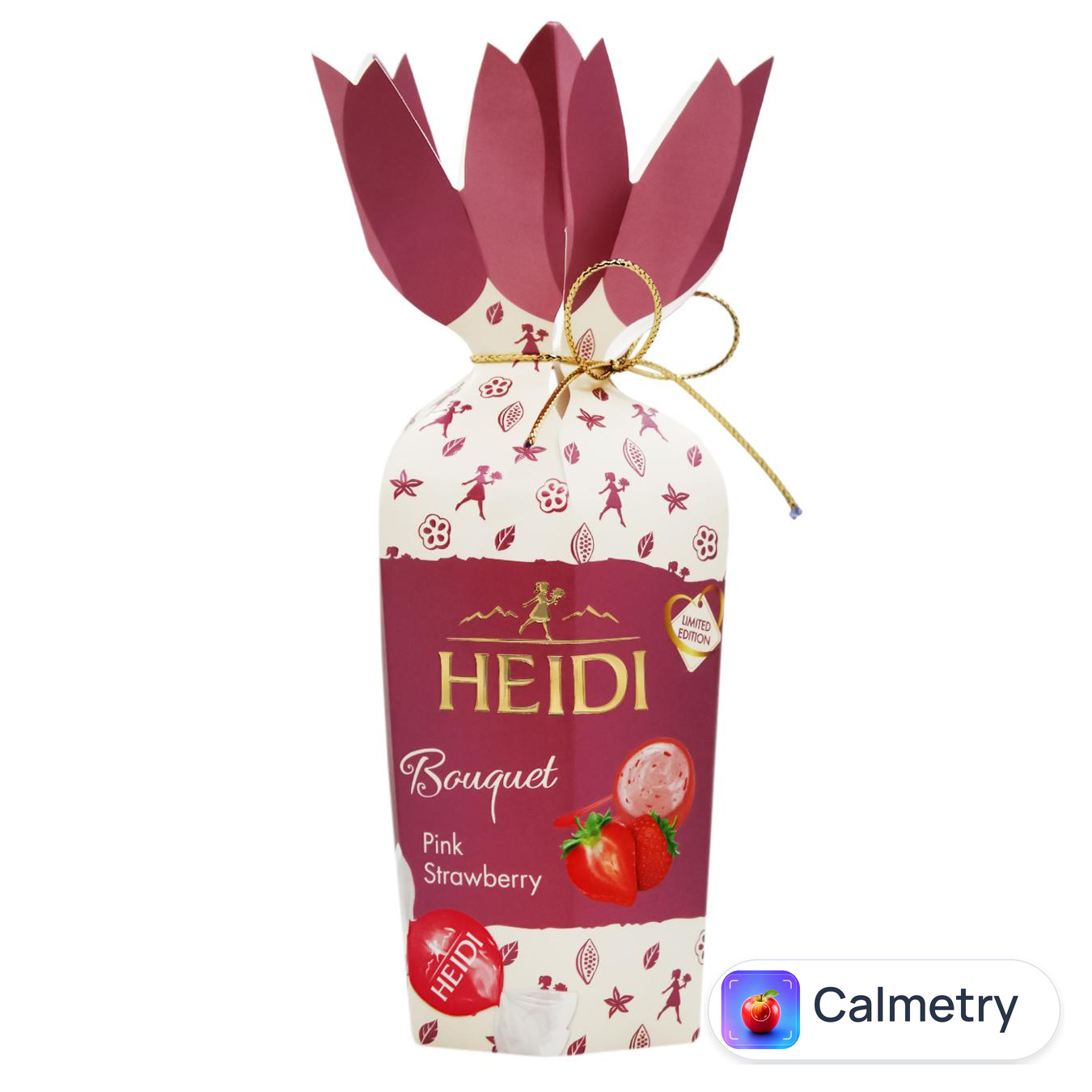 Цукерки Heidi Bouquet Pink Strawberry 120г — фото продукту