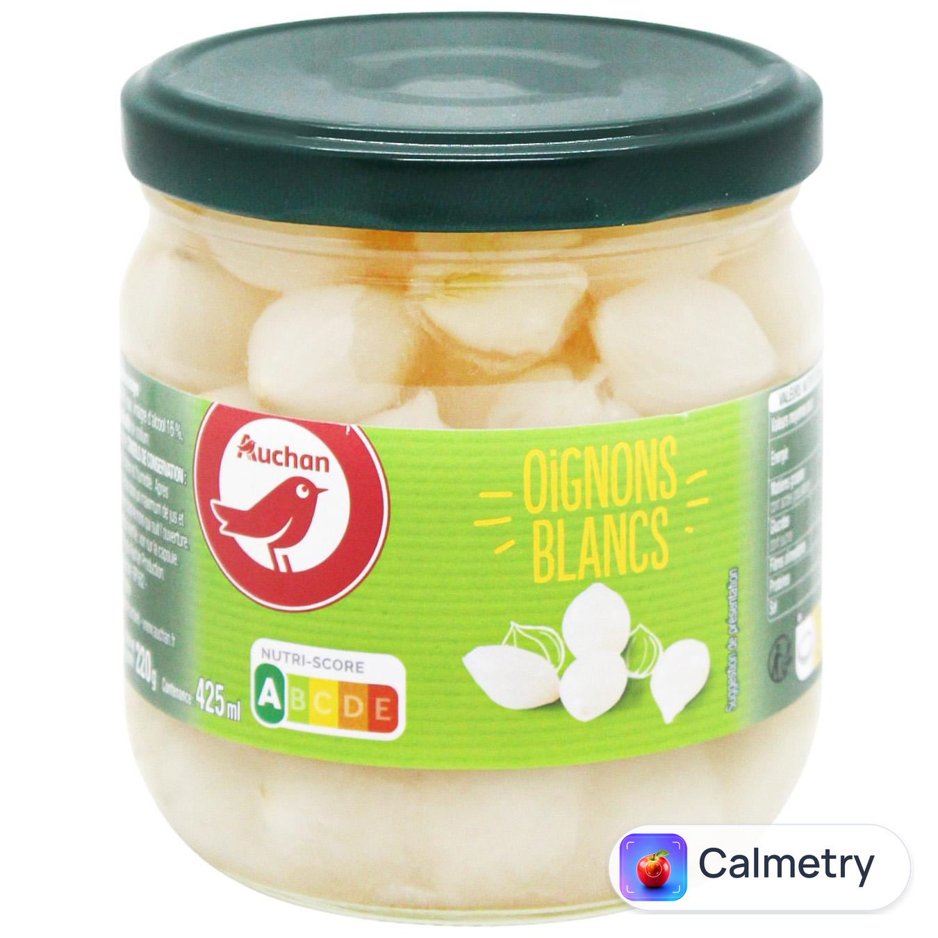Цибуля Auchan у винному оцеті 380г